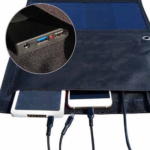 Imagen 8 de 12 de Batería De Carga Solar Plegable De Bricolaje De Celda 21w