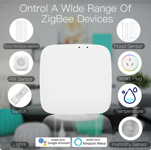 Hub Gateway Zigbee 3.0 Bluetooth Tuya Alexa Google Home