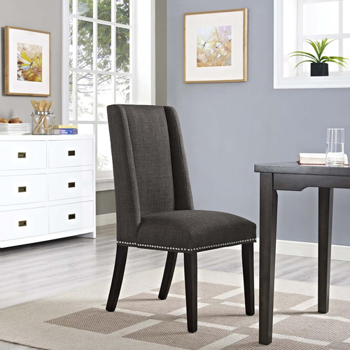 Baron Upholstered Fabric Bar Stool, Azure