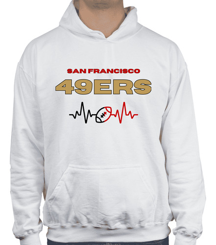 Sudadera Futbol Americano - Capucha - San Francisco 49ers