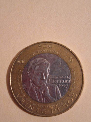 Moneda Conmemorativa De Octavio Paz