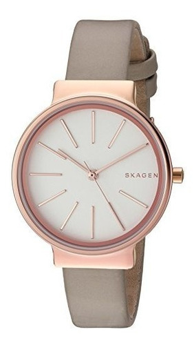 Reloj De Cuero Beige Skw2481 Ancher Beige De Mujer Skagen