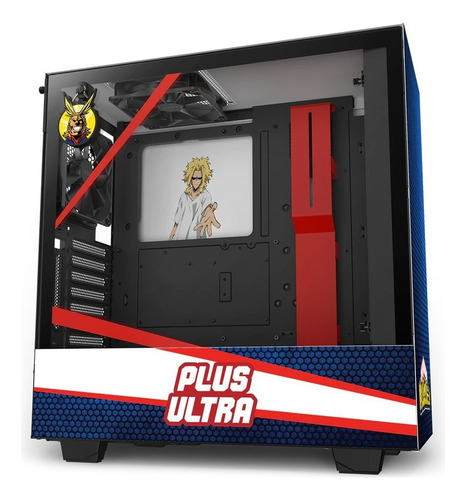 Gabinete Blue Capitan Nzxt H510i All Might Mt Mini Itx Micro