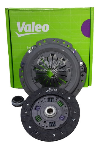 Imagen 1 de 6 de Kit De Embrague Original Valeo Peugeot 206 1.9 Diesel