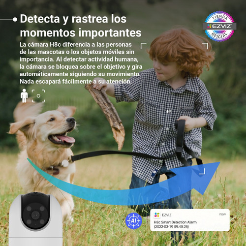 Kit 2 Camaras De Seguridad Ezviz Wifi 1080p + Sd 32gb Blanco