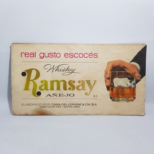 Antiguo Cartel Whisky Ramsay Carton Mag 62241