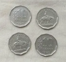 Comprar Monedas Argentina Resero 1962 63 65 Y 68 Lote X 10 Regaladas