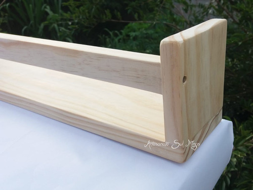 Kit Prateleiras Pinus Quarto Bebe Decoração