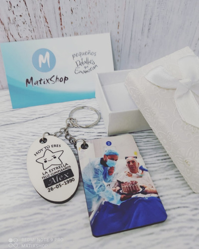 Imagen 3 de 5 de Llaveros Con Foto Y Frase - Regalos Personalizados