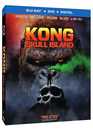 Kong Skull Island Blu Ray + Dvd + Nuevo