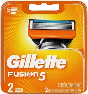 Carga Gillette Fusion 5 Com 2 Unidades