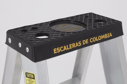 Escalera Aluminio Tijera 3 Pasos / 0.60 Metros 102 Kg