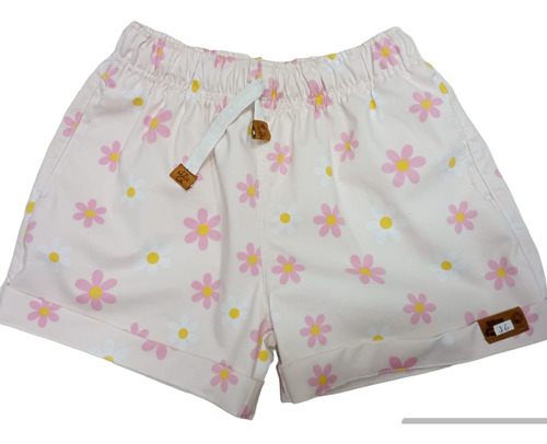 Short Para Niña En Dril Talla 4 A La 16