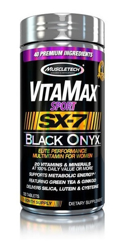 Muscletech Multivitaminico Vitamax Sport Sx-7 Women 120 Caps