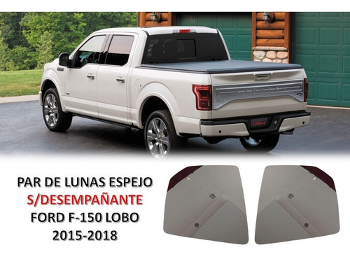 Par De Lunas Espejo S/desempañante Ford Pick Up F-150 15-18