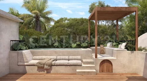 Hermosa Villa 3 Rec En Venta En Lujoso Desarrollo En Tulum Región 8 Shanti P3991