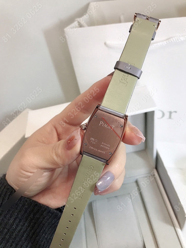 Piaget Reloj Mujer,diamantes Incrustados,correa Gris