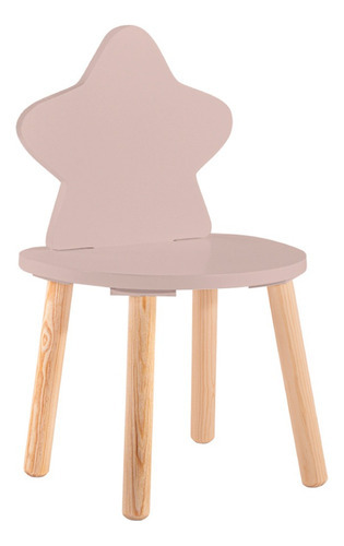 Silla De Estrella Para Niñas Y Niños Duduk Color de la estructura de la silla Rosa