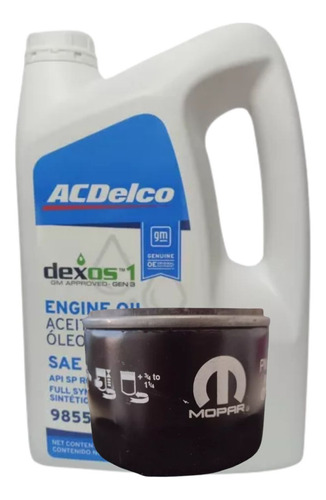 Kit Filtro Y Aceite Sintetico 5w30 Fiat Cronos 18/25