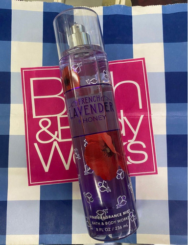 Fragrância fina de mel de lavanda fresca da Bath & Body Works 236 ml