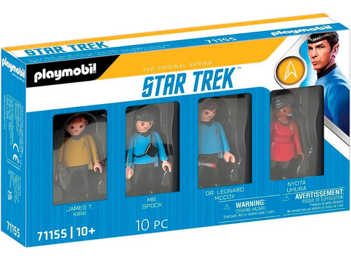  Set Figuras Star Trek Playmobile 10pcs Febo