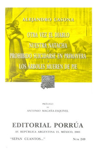 Otra Vez El Diablo* Nuestra Natacha, De Alejandro Casona. Editorial Porrúa En Español