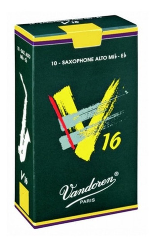 Palhetas Vandoren V16 Sax Alto Nº 2,0 (caixa C/ 10)