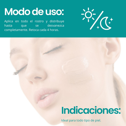 Nuneth - Pantalla Solar Color Medio, Fps 45, 50ml