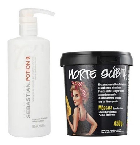 Imagem 1 de 1 de Lola Cosmetics Máscara 450g & Potion 9 De 500ml - Original