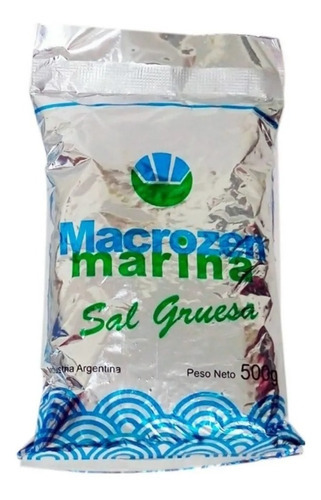 Sal Marina Macrozen Gruesa X 500 Gr Sin Tacc - Kosher