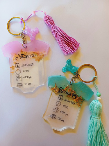 Combo X 50 Llaveros Souvenir Bebe Nacimiento Baby Shower
