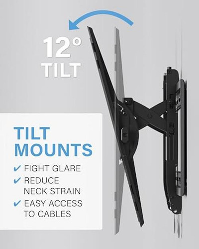 Soporte De Pared Inclinable Sanus Para Televisores Grandes D