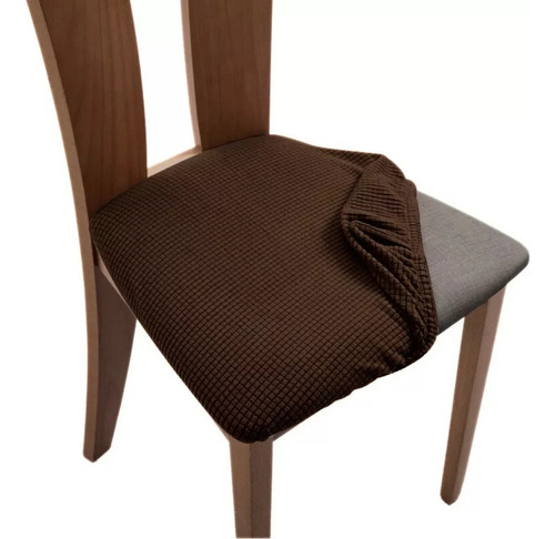 .s Set 6 Fundas For Asiento De Sillas Elasticadas Comedor D