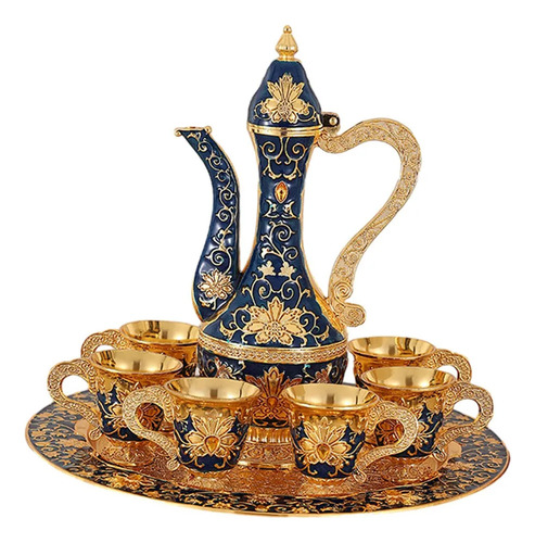 Set De Tetera Vintage, Artesanía Lujosa, Conjunto Turco