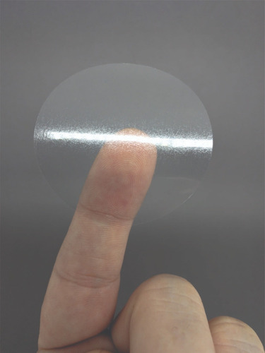 Imagem 1 de 5 de Etiqueta Bolinha Transparente 5 Cm 1000un Adesivo Bolinha