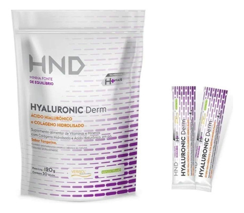 Hyaluronic Derm - Suplemento De Ácido Hialurônico E Colágeno