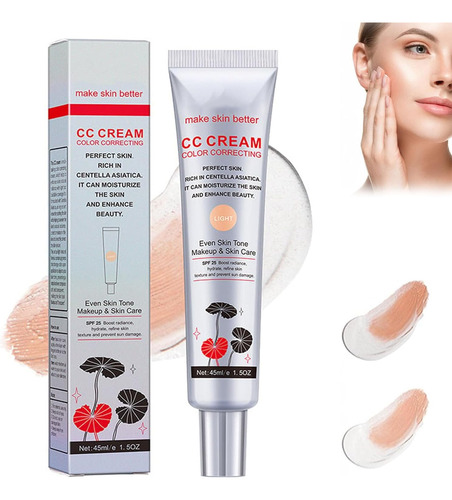 Cc Cream Con Centella Asiática, Cc Cream Correctora De