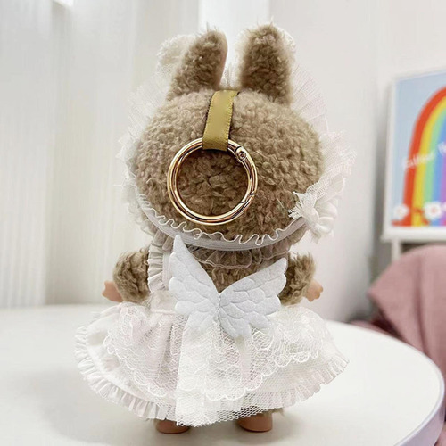 Vestido De Encaje Para Muñecas, Diadema Con Orejas De