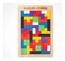 Comprar Bloques Logicos Destreza Y Habilidades Puzle Infantil Tetris