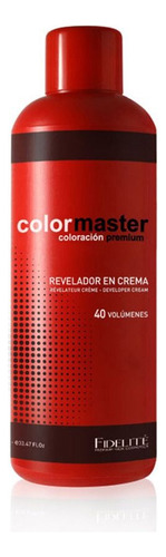 Revelador/oxidante En Crema Fidelité Color Master 40 Volumen