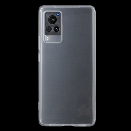 For Vivo X60, Versión De Pantalla Curva, Funda De Tpu Transparente
