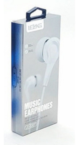 Fone De Ouvido - Music Earphones - Lelong - Branco 3.5mm P3 Cor Da Luz N/a Cor Branco