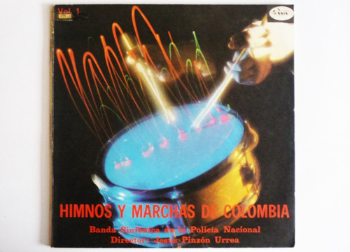 Banda Sinfonica Policia - Himnos Y Marchas De Colombia - Lp 