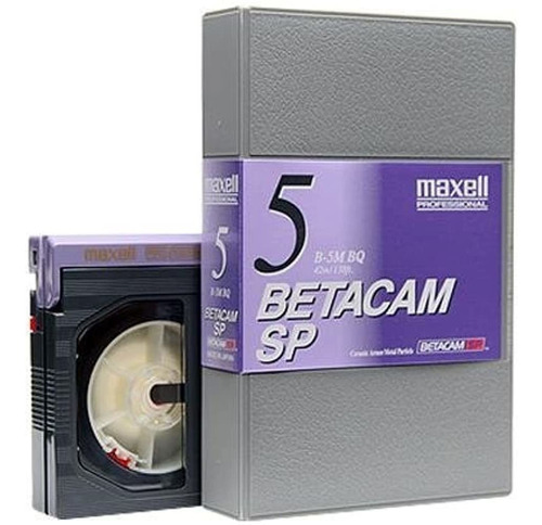 Cinta De Video Maxell B-5msp Betacam Sp, 5 Minutos, Pequeña