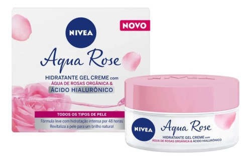 Hidratante Facial Gel Creme Nivea Aqua Rose 50g
