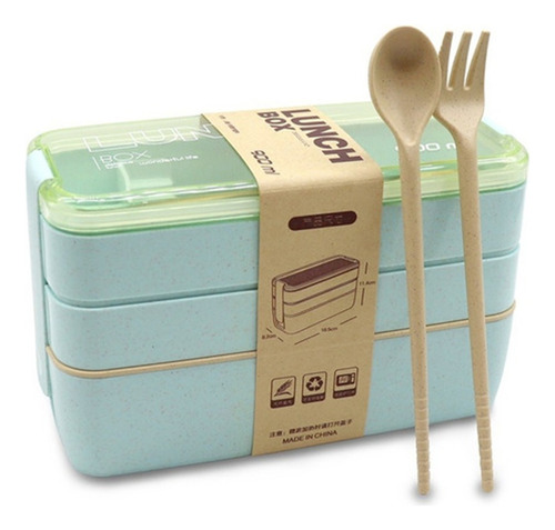 Loncheras Con Toppers Lunch Box Fiambrera 900ml 3 Pisos