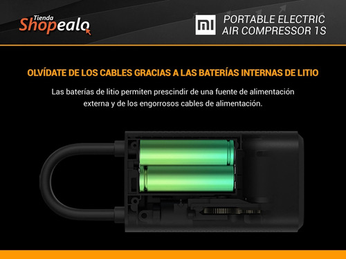 Imagen 7 de 10 de Compresor Xiaomi Portable Electric Air Modelo 1s + Cuota -*