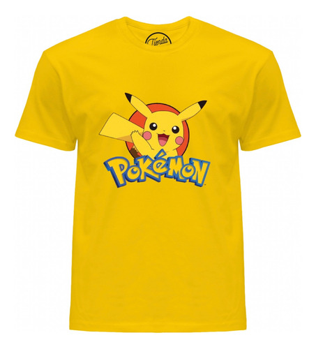 Playera Pokemon Logo Pikachu T-shirt