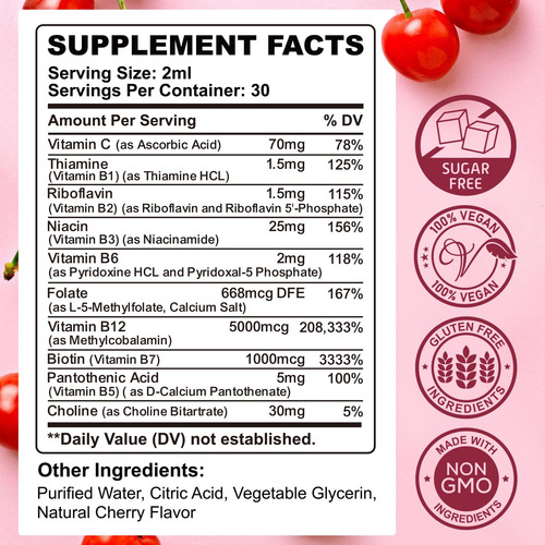 Complejo De Vitamina B - Gotas Líquidas Cfilihtc