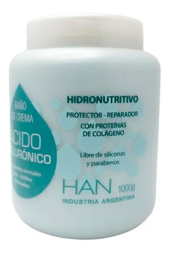 Han Mascara Acido Hialuronico Baño De Crema Nutricion 1000